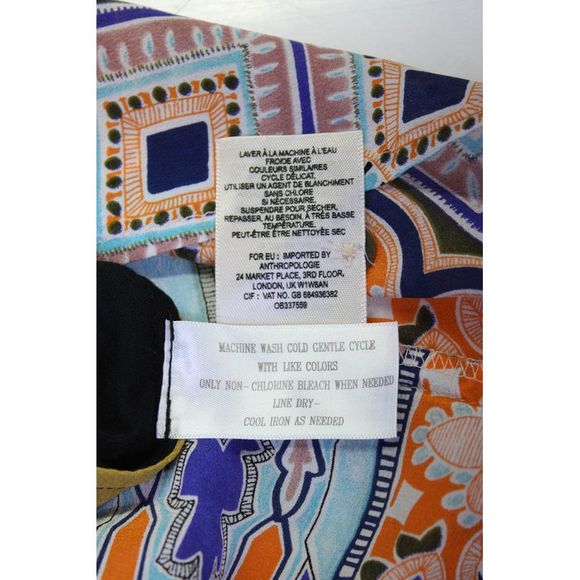 Tt Collection Maeve Womens Tank Blouse Button Up Top Multicolor Size XS 2 Lot 2 - Picture 6 of 6